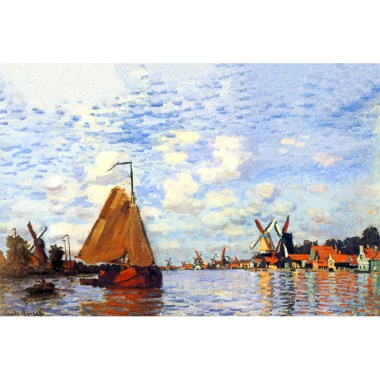 Zaan at Zaandam - Monet